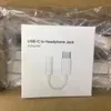 Aux 3,5 mm hörlurar Jack Bluetooth -adapter Earskyddar Earphones Converter Cord Cable USB C Ljudanslutning för iPhone 15 14 13 12 11 X och Samsung S22 S21 Android -telefoner
