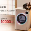 Lådor Intelligent automatisk kattkull, elektrisk pooperrengöring Stängd husdjurtoalett, överdimensionerade skönhetsprodukter för husdjur