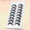 False Eyelashes SEXYSHEEP 8 pairs of 3D artificial mink eyelashes natural false fluffy makeup extended wholesale in bulk Q240425