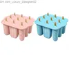 Outils de crème glacée Childrens Silicone Popsicle Moule 9 pièces BPA - Sans couvercle DIY fait à la main réutilisable facile à libérer