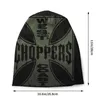 Beretti West Coast Chopper Iron Cross Cross Bernici Cappelli Hip Hop Men Women Cap berretto da sci caldo cappello a maglia in coda a doppio uso