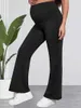 Maternity Bottoms Womens europeas y americanas para mujeres embarazadas Pantalones de mujer embarazada Ajustable pantalones cortados de casual2404