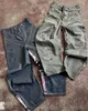Vintage Harajuku -borduurwerk baggy jeans vrouwen y2k streetwear slouchy gescheurd voor en mannen zware vakmanschap broek 240416