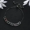 Charm Armband Luxury Link Chain Bangles Cubic Zircon CZ Vintage Bohemian Cuff For Women Femme Fashion Jewelry B040