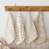 Product Vintage Floral Muslin Washhandels voor baby gezicht handdoeken Zacht absorberende pasgeboren doekjes Baby Muslin Squares 30x30cm