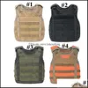 Mini Drinkware Color Handle 7 Tactical Vest Outdoor Molle Wine Beer Bottle Er Beverage Cooler Justerbar Drop Delive DHLX3