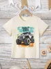 T-Shirts Monster Truck Hipster Jungen Shirt Sommer Outdoor Abenteuer Mode Kinderkleidung Kurzarm Black Tops Street Casual Teesl2404