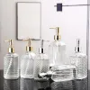 ボトル詰め替え可能な樹脂石鹸ディスペンサーマニュアル再利用可能な空の液体手洗いコンテナ用洗濯洗浄室キッチンシャワーシャンプー