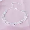 Chevillets bling cubic zirconia chain de chaîne pour les femmes bracelet de cheville bracelet barefoot sandales bijoux de bijoux