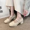 Scarpe eleganti di moda da donna con i tacchi alti mary janes in pelle brevetto pompe tallone fiocchi di punta rotonda calzature femminile lilita rossa bianca