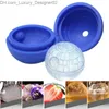 Outils de crème glacée Whisky Round Cube Maker Silicone Ball Rapid Freezing Tray Q240425