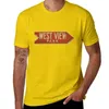 Męskie Polos West View Park Znak T-shirt ponadgrzeznaniowy Animal Prin for Boys Heavyight T koszule dla mężczyzn