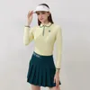 Golf Autumn and Spring Women kjol Elastic Causal Sports veckade korta kjolar med byxor inuti damer Golf Tennis Wear 240422