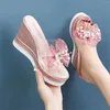 Slippers Fashion Spring and Summer Sandals Sandals Wedge Heel Platform High Flowers