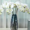 Decoratieve bloemen mooie simulatie vlinder orchidee voortreffelijk milieuvriendelijke bloem echt touch bruiloft kunstmatig