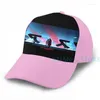 قبعات الكرة Blade Runner 2049 Rooftop Basketball Cap Men Women Fashion في جميع أنحاء طباعة قبعة أسود للجنسين للجنسين