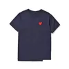 Мужские футболки играют дизайнерские футболки Commess Des Mardy Red Heart Women Plover Scdge Количество TS Cotton C Garcons рубашка доставка Otvvu