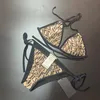 Designer di lusso Bikini Swimwear Sexy Summer Beach Sexy Fashion Lanyard Halter Beache