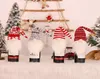 Weihnachtsdekoration Designer Weindecke Weihnachtsflaschen Kleidung Elf Spielzeug Gesichtliche Gnome Kreative Weine Flaschen Fashion Decor1623539