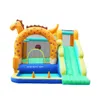 Dinosaur Inflatable Slide Castle Outdoor Jumper Kid Party Entertainment Bounce House with Ball Pit Playhouse Indoor Jumping Jumper Toy Fun Bouncer Combo Yard Game