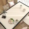 Table de table en tissu ajusté Crochet Runner Dinning Small Coffee 19RB153201