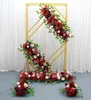 Новая свадебная арка реквизит кованый железо геометрический квадратный гид -гид для свадебной сцены декор стенд творческий фон цветок Shelf8716659