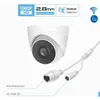 Bullet-Kameras 1080p WiFi-Überwachungskamera 2MP Dome Indoor Wireless IP Supports Zwei-Wege-Gesprächs-Home-Videoüberwachungssystem 240126 Drop OTDMV