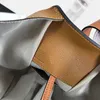 Tasche Tasche Litchi Leder Top Griff Bag Designer Crossbody Bag Dual Side Reißverschlüsse große Kapazität Handtasche Frauen Umhängetaschen Äußere Zip -Taschen -Baumwollwäsche Linin