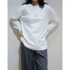 女性用Tシャツ2024早春クラシックラウンドネックコットンエラスティック両面ニットファブリックTシャツ女性用汎用性のある基本トップ