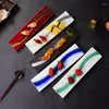 Plattor japansk stil lång sushi platta stenmönster rektangulär fågelförbränning kreativ platt vintage keramisk grill