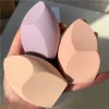 Puff 10pcs Makeup Sponge Elastic Soft Cosmetic Powder Corpeau Blender Foundation Puff Foundation Bevel Make Up Wet and Dry Dual Use Tool