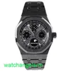 AP Crystal Wrist Watch Royal Oak Series 26579ce Black Ceramic Automatic Machinery Mens 41mm Black Ceramic Watch