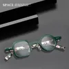 Mode de haute qualité 86005 acétate de lunettes carrées rondes cadres mange optiques lunettes de lecture femme femme personnalisée oeil glasse 240415