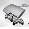 Naklejki 7 kolorów Winylowa naklejka na skórę z włókna węglowego do Sony PS3 Oryginalne naklejki tłuszczowe