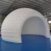 10m dia (33ft) with blower Commercial mobile LED inflatable half dome tent with built-in fan luna temporary Cocktail bar for party show