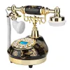 Accessoires rétro Vintage Téléphone Home Landline Téléphone Téléphone Cordé Téléphone Céramique Old Phone For Home Office Hotel Decoratioin