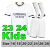 2023 2024 Real Madrids BELLINGHAM VINI JR soccer jerseys kids football kits socks 23 24 child home away third football jersey shirt camisetas futbol maillot11