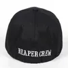 Ball Caps бренд Black Hats Sons of Anarchy For Reaper Crew Fitsed Baseball Cap Женщины мужчины, вышитые шляпа Hip Hop Hat для мужчин J240425