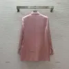 Brand suit women suits coat Designer womens Fashion dinner part double-breasted long-sleeved Pink blazer suit jacket overcoat Apr 25