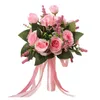 Dekoratif Çiçekler Zarif Göz alıcı artış atmosferi ince işçilik gelin el tutma çiçek düğün buket dekor