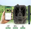 4glte Cellular Trail Camera 36MP 4K App Control Hunting Outdoor Wireless 240422