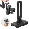 Planche de prise de vue verticale stabilisateur de la caméra à rejet rapide L pour pour Zhiyun Weebill / Weebill S / Weebill 2 Accessoires de stabilisateur