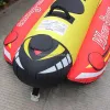 Tubes FDS New HeavyDuty Inflatable Towable Booster Tube Banana 3 Riders Towable Tube for Adults Towable Water Sports Boat