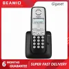 Accessories Beamio Wired Telephone With Call ID Corded Landline Phone For Desk Home Office Bedroom Black EU Adaptor