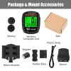 Accessori West Bike Bike Computer Solar Energy Wireless Stop Owatch Wakeup Automatico MTB Bicchiera contachilometri impermeabile