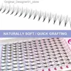 Falska ögonfransar Nya 7D C/D CULLED EYELID Handgjorda prefabricerade volym Eyelid W Lash Extension Natural Personal Lash Q240425