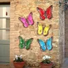 Decoratieve beeldjes Hollow Out Butterfly Garden Large Wall Art Fulptuur Ornament kleurrijke 5 stks