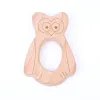 Infant Wooden Teether Toy Natural Wood Teething Accessories Multi Animal Shape Baby Pacifier Chain Pendant Chewable Nursing Toys ZZ