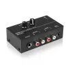 Versterker EU US PLUG AUDIO -versterker PP500 PHONO PREAMP -voorversterker met niveau Volumeregeling RCA -ingangsuitgang 1/4 "TRS Uitgang Interfaces