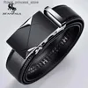 Bälten Mens Belt Automatic Buckle Luxury Belt Formal Fashion Versatile Denim Set Business Belt High Quality Belt Q240425